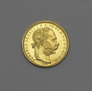 Zlatý 8 Forint 1880 KB - Vzácnější - Top!