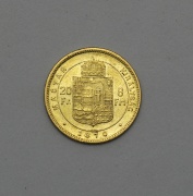 Zlatý 8 Forint 1870 G.YF - Vzácnější