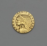 Zlatý 5 Dollar 1911 - Indian Head