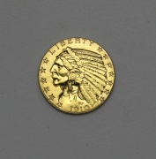 Zlatý 5 Dollar 1910 - Indian Head