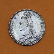 Stříbrný Crown 1890 - Victoria - Anglie!