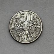 50 Haléř 1927 Československo - Vzácný!