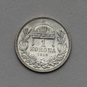 Stříbrná Koruna Fratiška Josefa I. 1913 KB - RR!