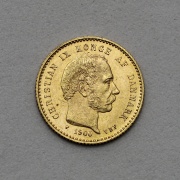 Zlatý 10 Kroner 1900 VBP - Christian IX. - Dánsko - R!