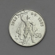 50 Kčs 1955 - Desáte Výročí Osvobození ČSR