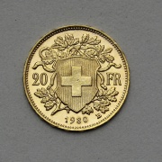 Zlatý 20 Frank 1930 B - Vreneli