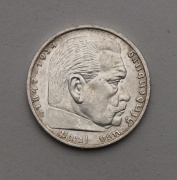 5 Marka 1939 E - Paul von Hindenburg - Nádherná! Vzácná!