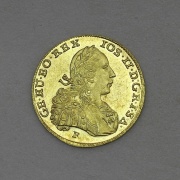 Dukát Josefa II. 1786 F - Ražební Lesk - R!