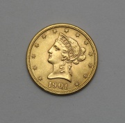 Zlatý 10 Dollar 1901 P - Coronet Head