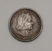 Stříbrný 1/2 Dollar 1893 - Columbian Exposition - Tmavá patina!