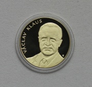 Zlatá Medaile Prezidenti ČR a ČSR - Václav Klaus - PROOF!