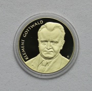 Zlatá Medaile Prezidenti ČR a ČSR - Klement Gottwald - PROOF!