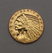 Zlatý 5 Dollar 1910 S - Indian Head - Vzácnější!