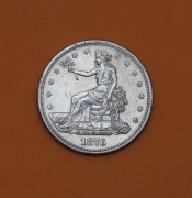 Stříbrný Trade Dollar 1876 S - Vzácný!