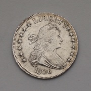 Stříbrný 1/2 Dollar 1806 P - USA - Nádherný Stav!