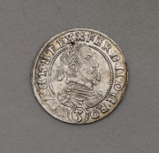 Stříbrný 3 Krejcar Ferdinanda II. 1630 - Vratislav - Vzácný!