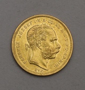 Zlatý 8 Forint 1870 GY.F. - Vzácný!