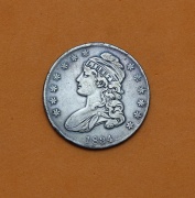 Stříbrný 50 Cent 1834 - Capped Bust - R!