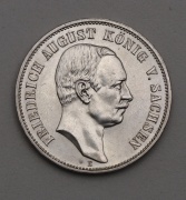 Stříbrná 5 Marka 1914 E - Sasko - Top Stav a Vzácná!