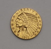 Zlatý 5 Dollar 1911 S - Indian Head