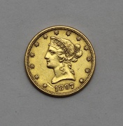 Zlatý 10 Dollar 1897 - Coronet Head