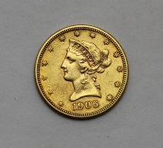 Zlatý 10 Dollar 1906 S - Coronet Head