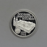 Stříbrný 500 Schilling 1986 - Klášter Sv. Florián - PROOF!