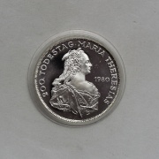 Stříbrný 500 Schilling 1980 - Marie Terezie - PROOF!