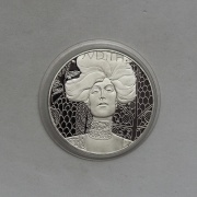 Stříbrný 500 Schilling 1989 - Judith - PROOF!