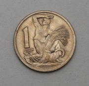 1 Koruna ČSR 1937 - Super Stav!