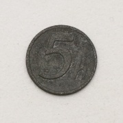 5 Halierov 1942 - Slovenský Štát - Vzácný!