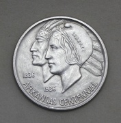 Stříbrný Half Dollar 1936 - Arkansas Centennial!