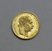 Zlatý 8 Gulden / Osmizlatník 1886 bz - Super Stav!