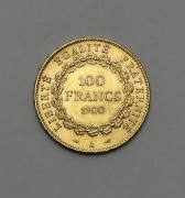 Zlatý 100 Frank 1900 A - Anděl -