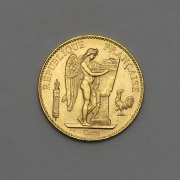 Zlatý 100 Frank 1911 A - Anděl