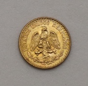 Zlaté 2 Pesos 1945 - Mexico!