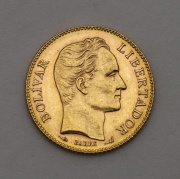 Zlaté 20 Bolivares 1904 - Venezuela - R!