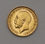Zlatý 1/2 Sovereign / Půl Libra 1913 - Jiří V.