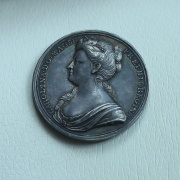 AR Medaile Korunovace Královny Caroline 1727!