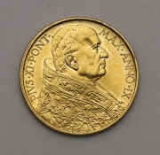 Zlatá 100 Lire 1930 - Pius XI. - Vatikán