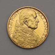 Zlatá 100 Lire 1936 - Pius XI. - Vatikán!