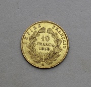 10 Frank 1859 A - Napoleon III. - Francie!