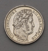 Stříbrný 2 Frank 1836 A - Louis Phillipe - PROOFLIKE - RRR!