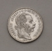 Stříbrný Zlatník Františka Josefa I. 1875 KB - Vzácný!