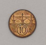 10 Haléř 1927 Československo - Super Stav!