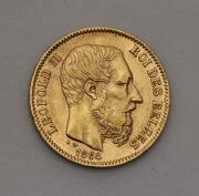 Zlatý 8 Forint 1890 KB - Bez Fiume!