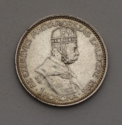 Stříbrná Koruna FJ I. 1896 KB - Mileniová! Vzácná!