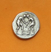 Stříbrný Statér Aspendos (370-330 přnl) - Řecko!