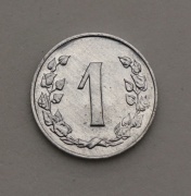 1 Haléř 1991 Československo - Jen pro Sady - Vzácný!