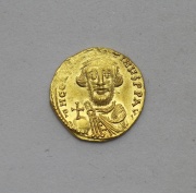 Zlatý Solidus Constans II. (641-668) - Byzanc!